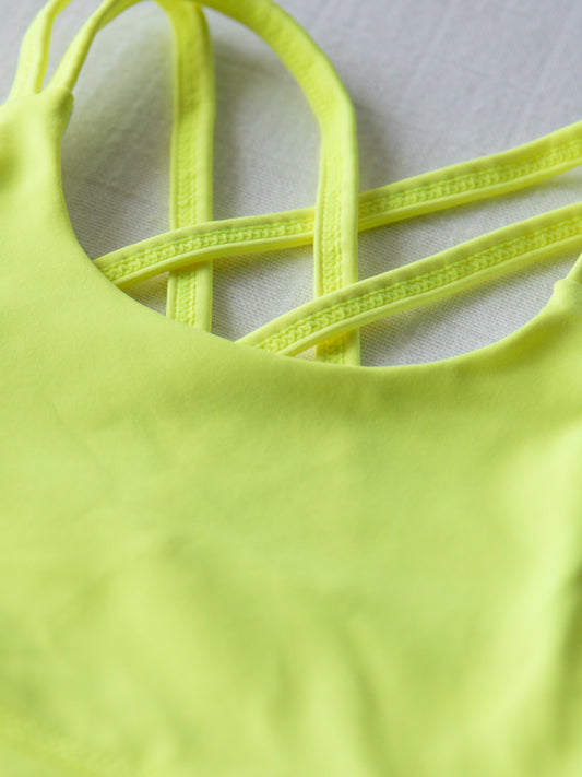 Empower Crop - Neon Yellow