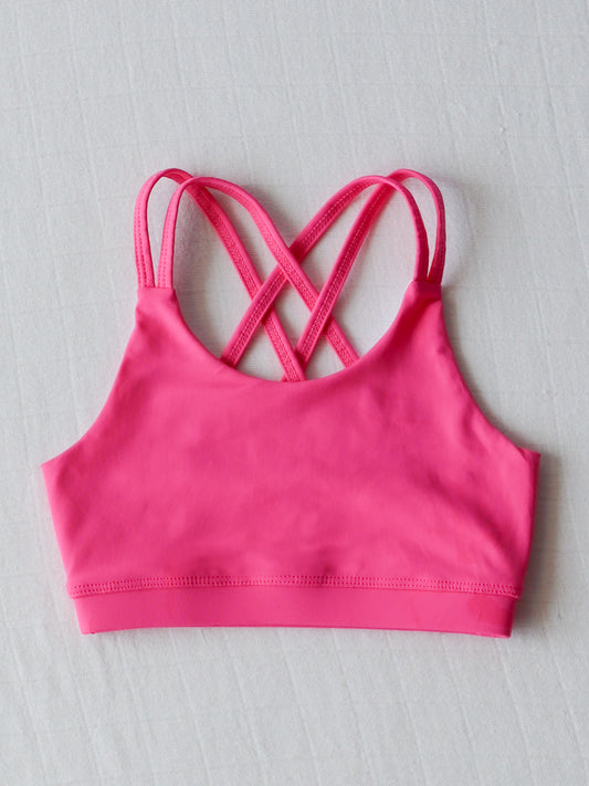 Empower Crop - Fuchsia