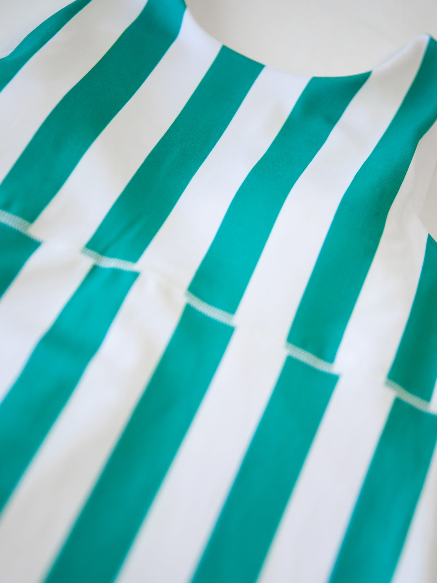 Women's Active Dress - Sea Green Stripe