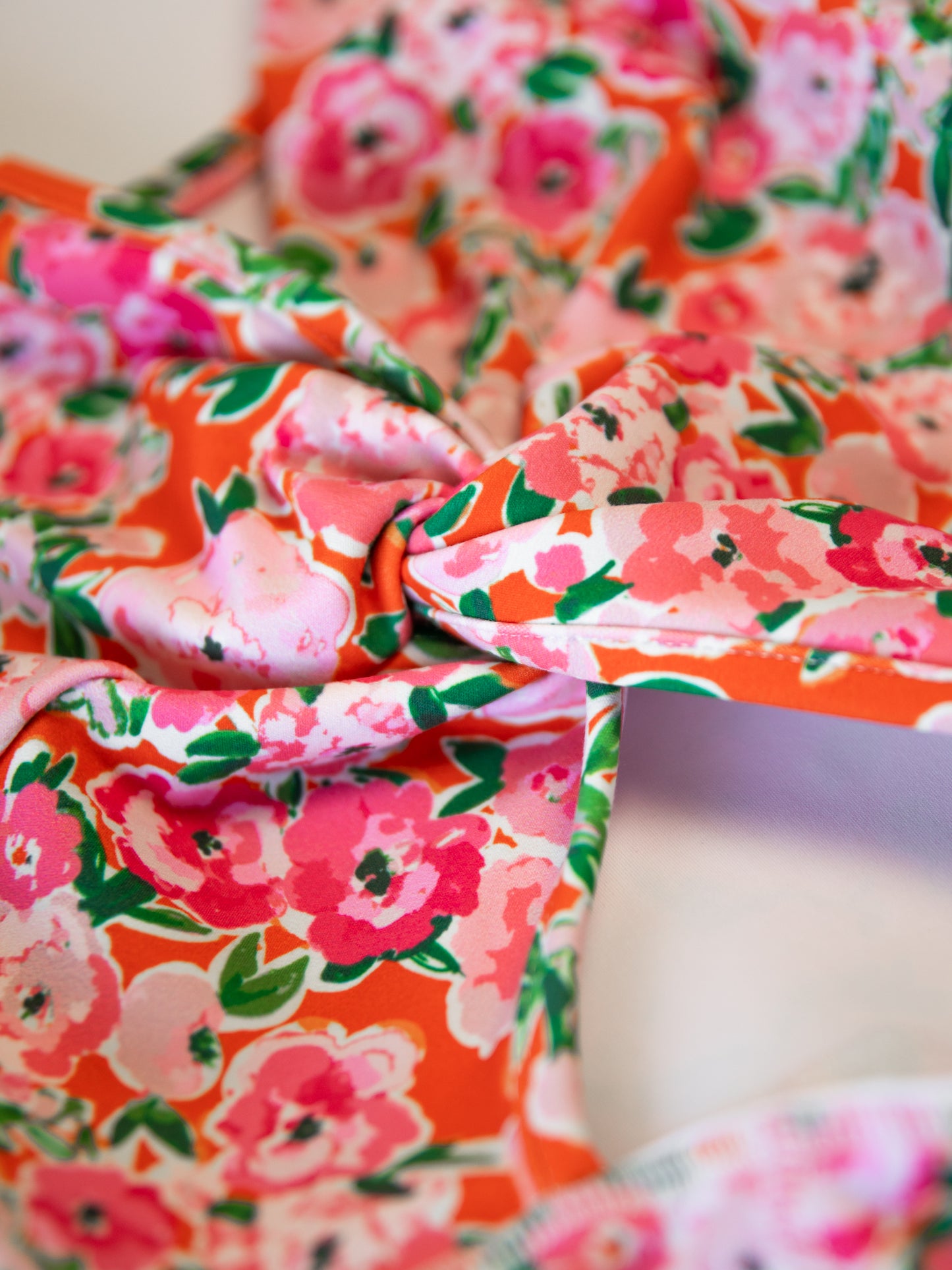 Tennis Dress - Glowing Pink Flowers (Size Down)