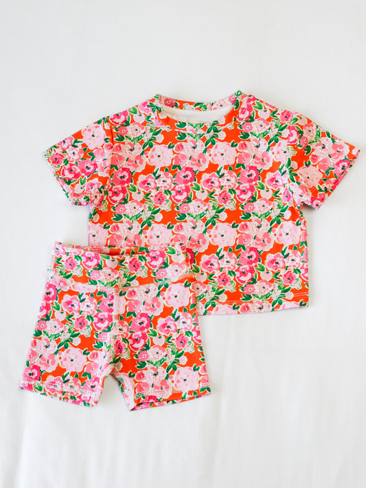 All in Motion Set - Glowing Pink Flowers