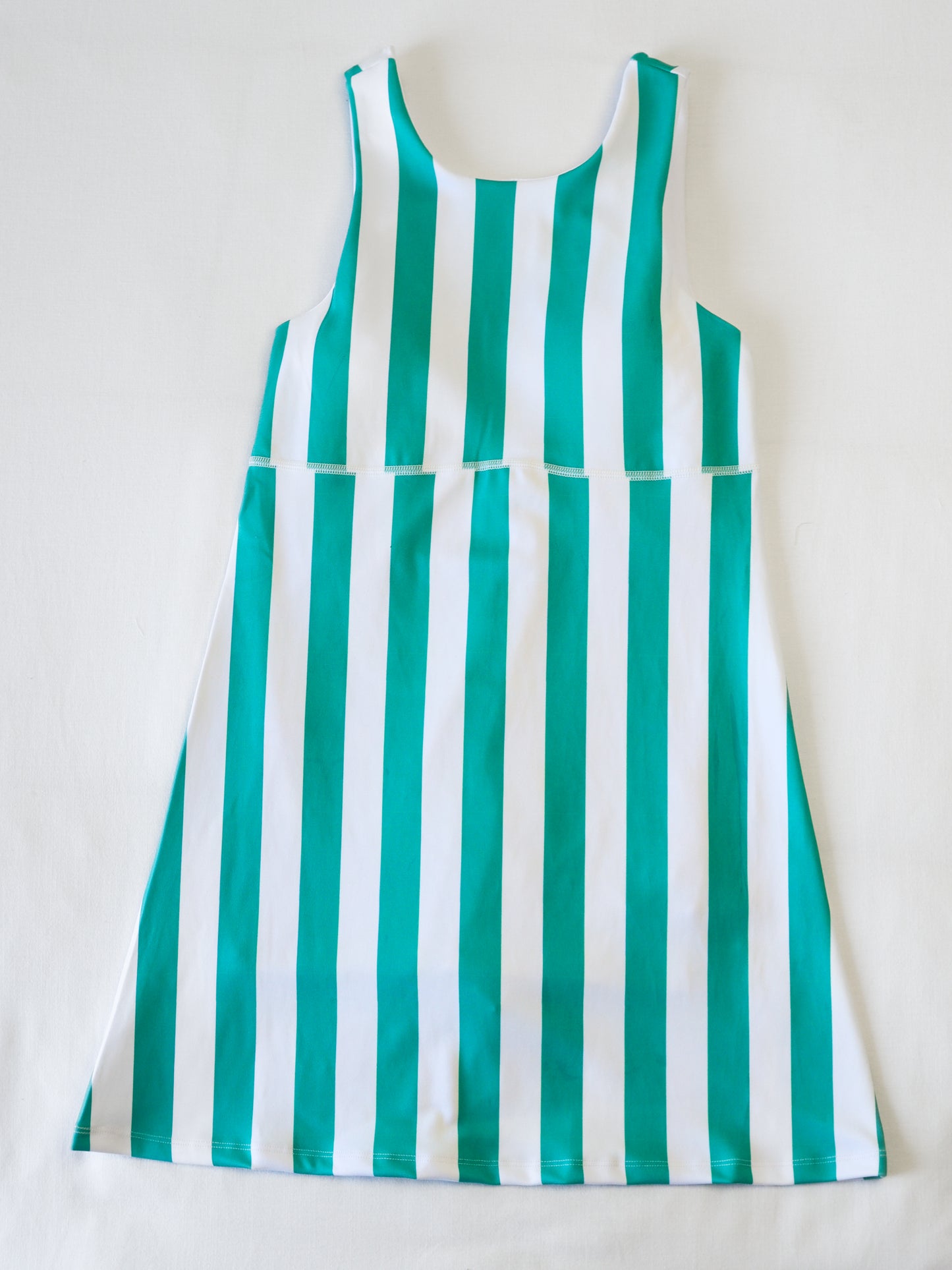 Women's Active Dress - Sea Green Stripe