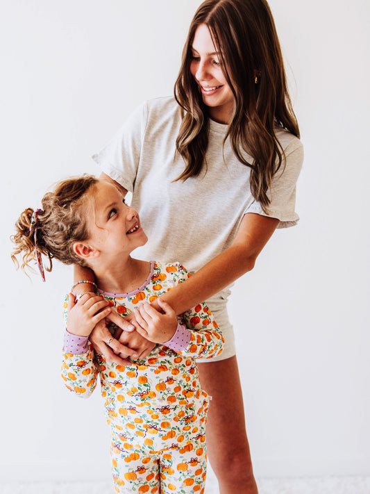 Women's Shortie Set - Ash Gray