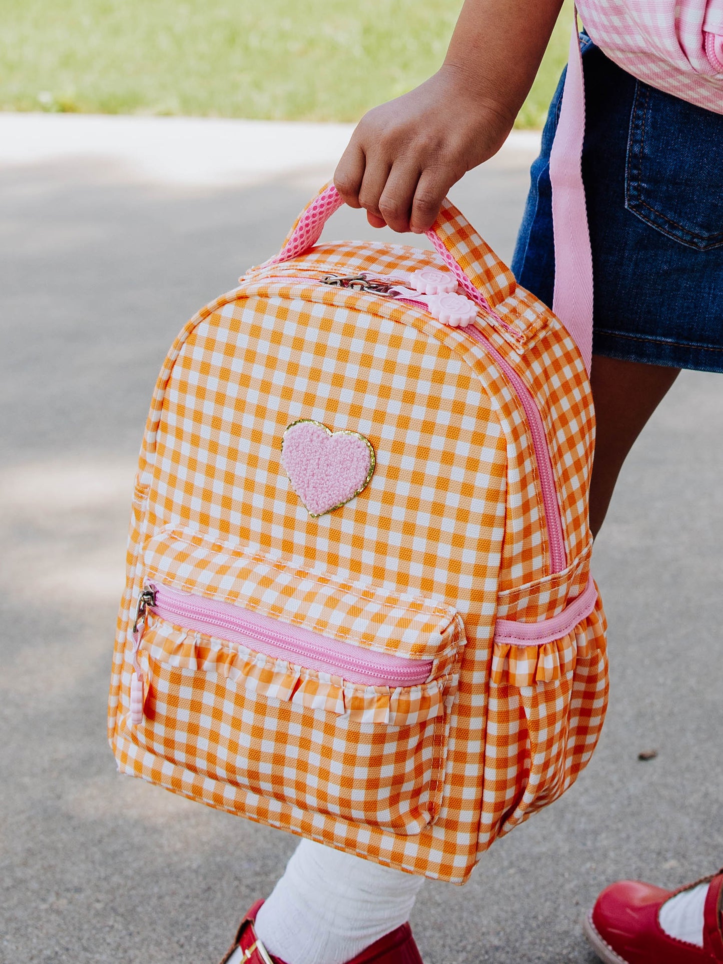 Ridley Lunch Kit - Orange Crush Gingham