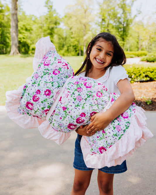 Nap Mat - Violet Carnations