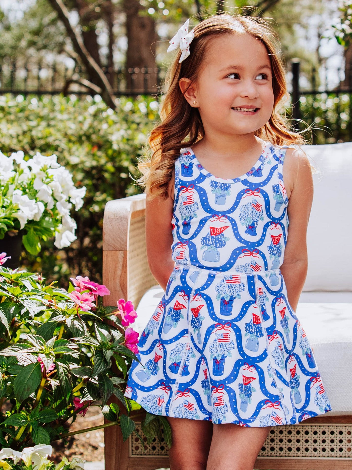 Tennis Dress - Star Spangled Banner (Size Down)