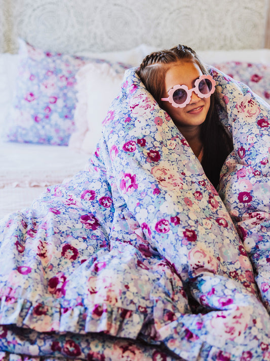 Duvet Cover + Sham(s) - Pastel Carnations