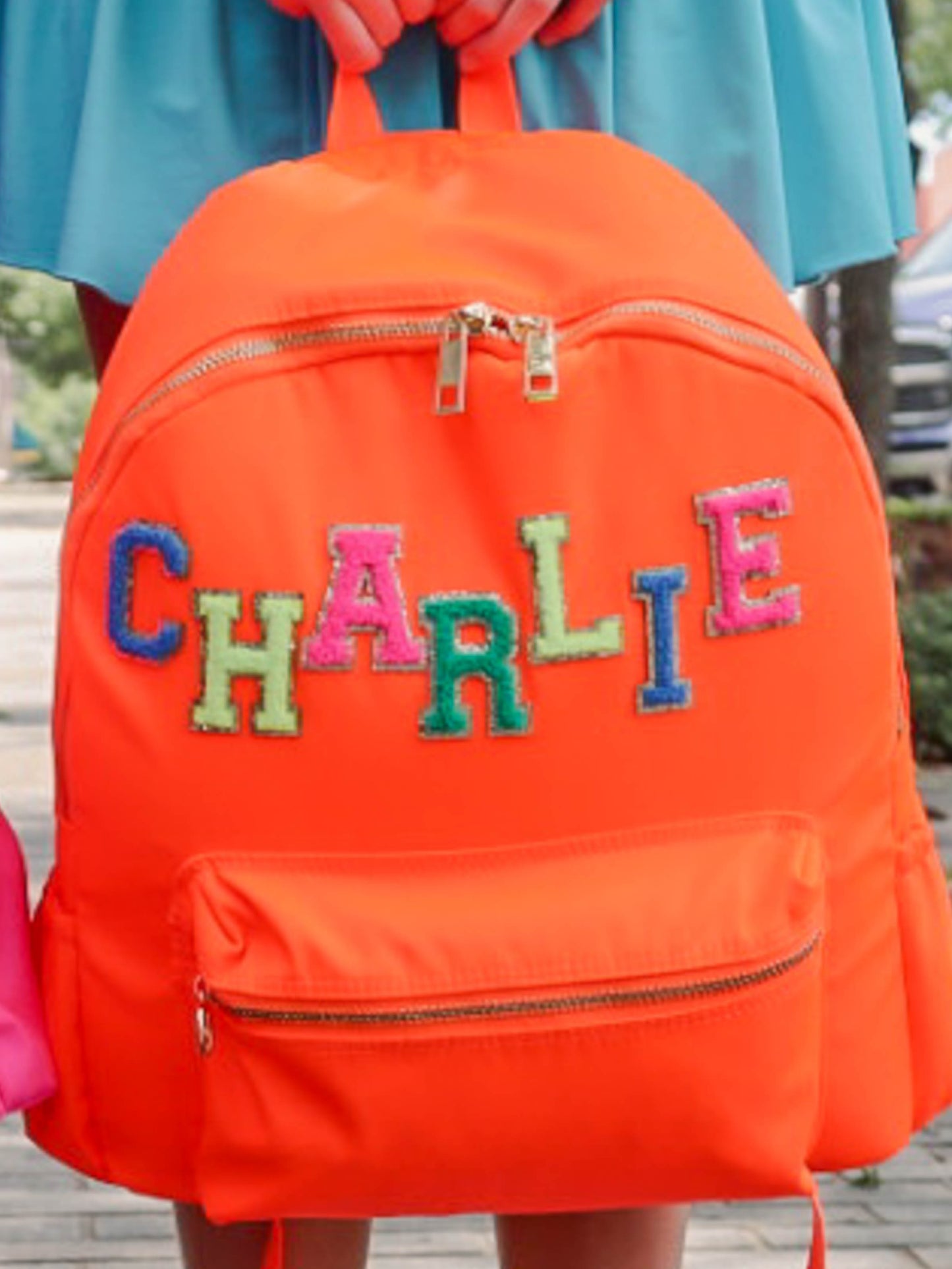 Retro Backpack - Sunburst Orange