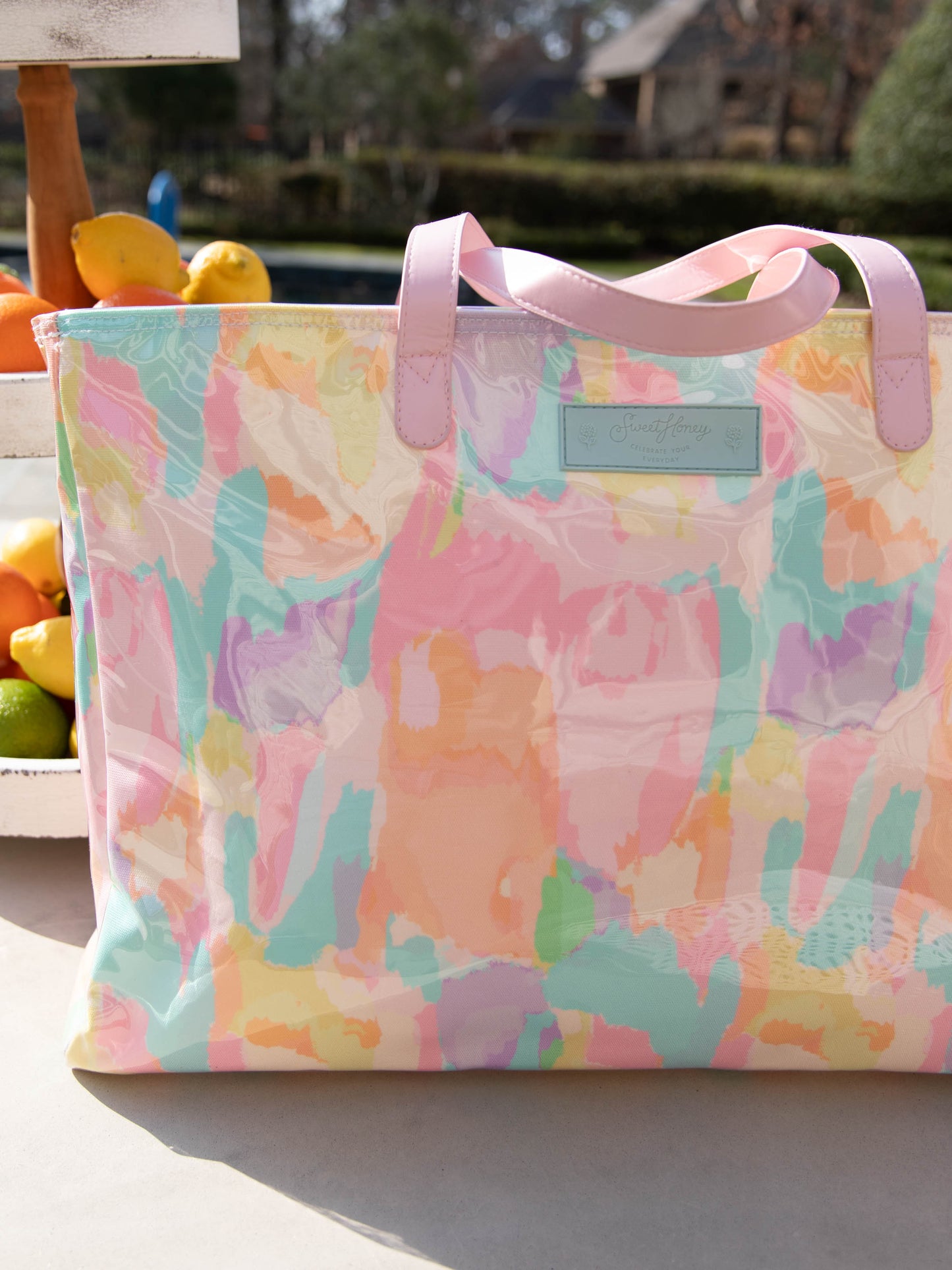 XL Insulated Tote - Cotton Candy Splash