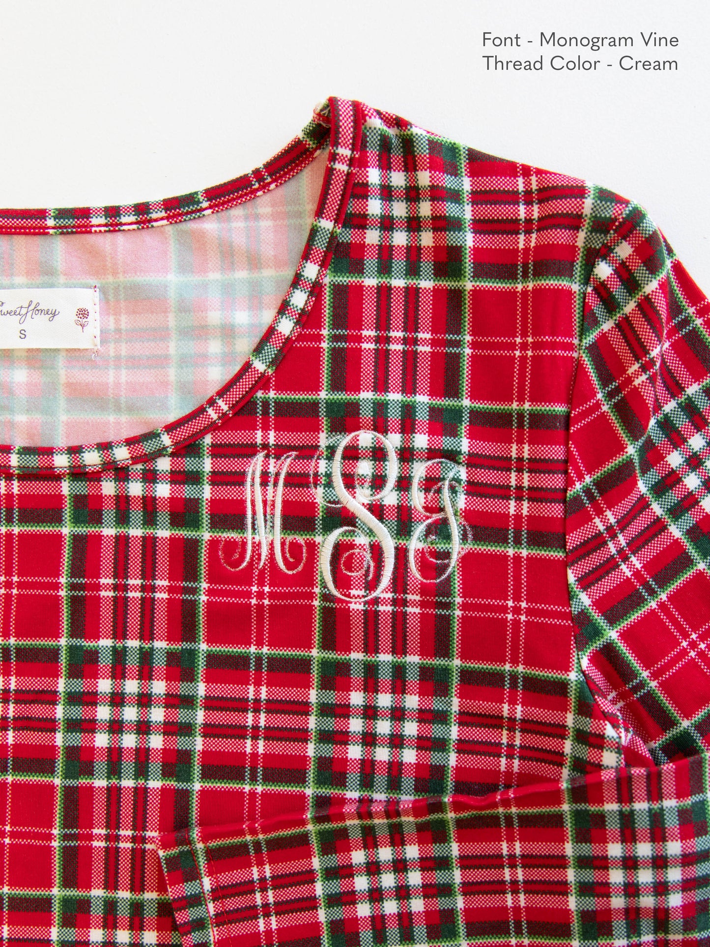 Women's Ruffled Pant Set - Merry Plaid
