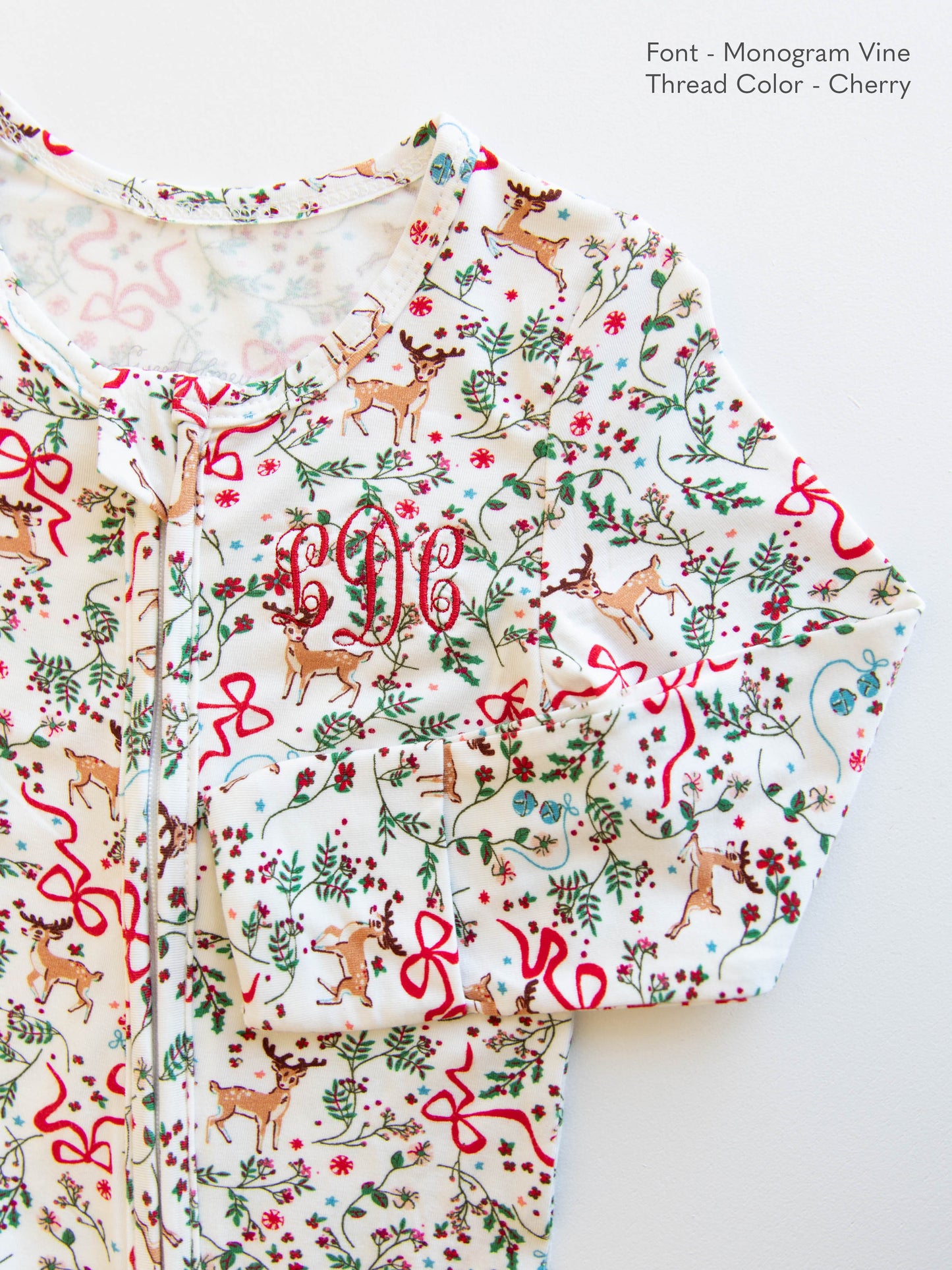 Cloud Layette - Holly Jolly Reindeer