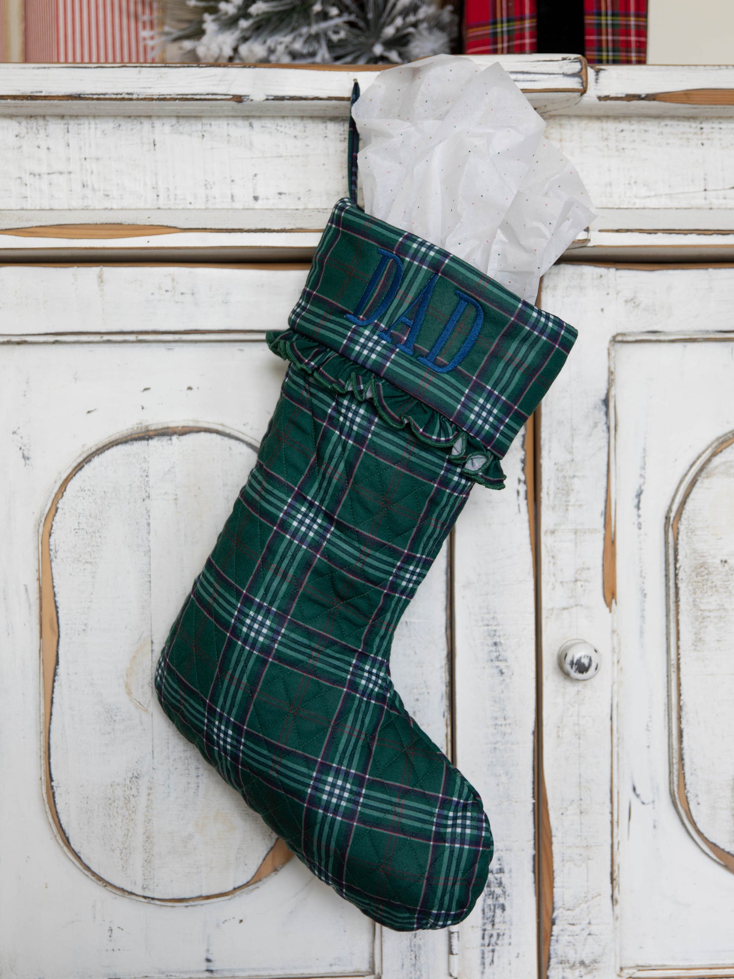 Ruffled Stocking - Christmas Traditions