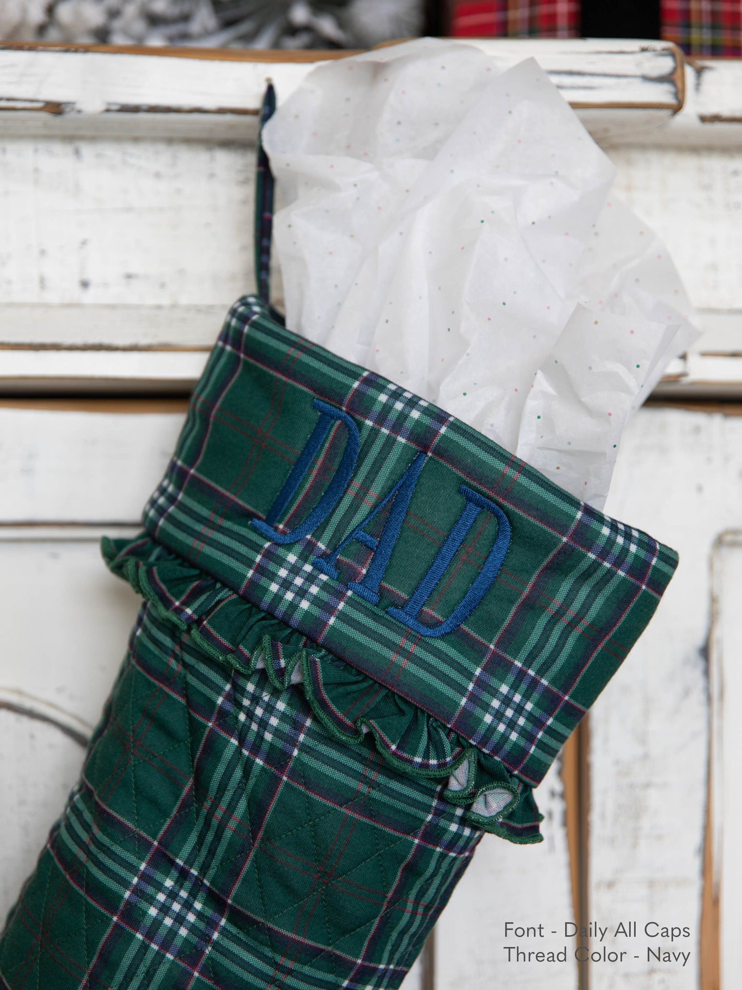 Ruffled Stocking - Christmas Traditions