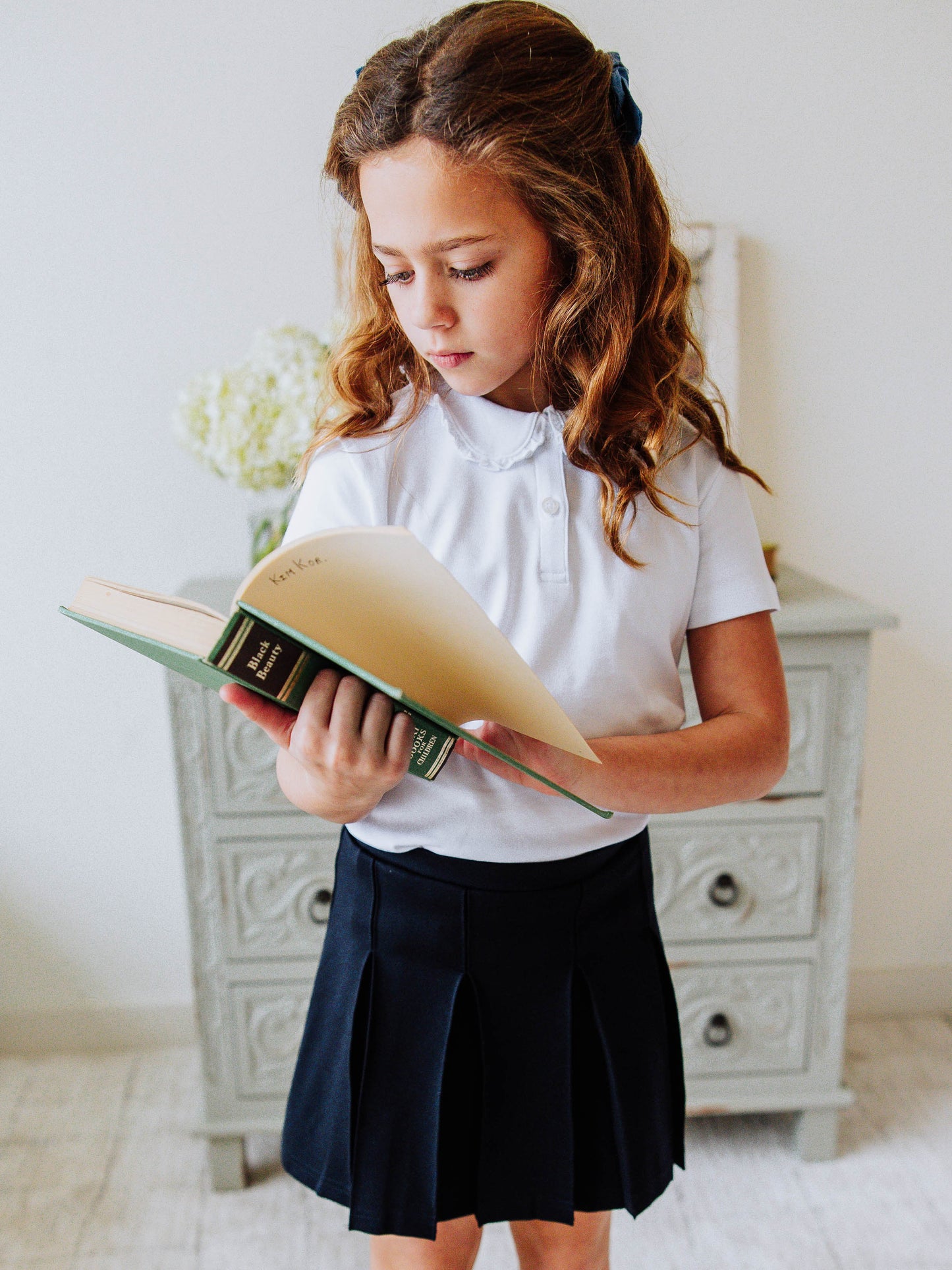 Ruffled Polo Shirt - Horizon