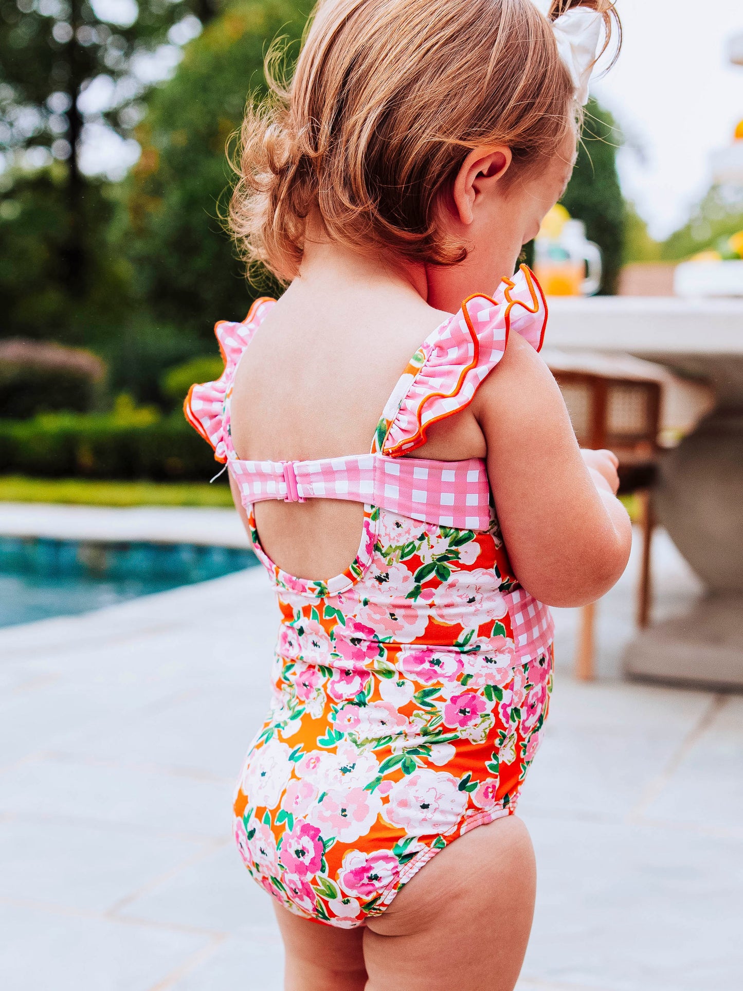 Maisie One Piece - Glowing Pink Flowers
