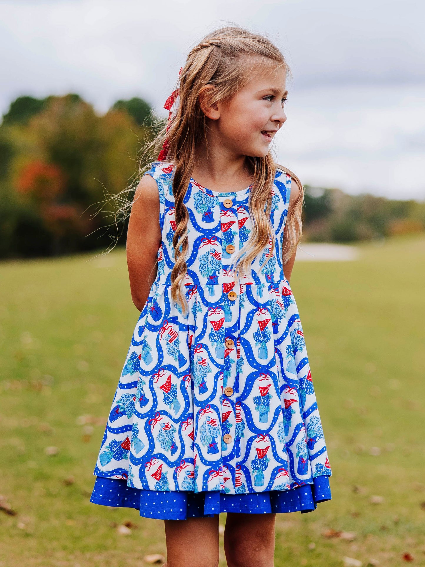 Prim Dress - Star Spangled Banner