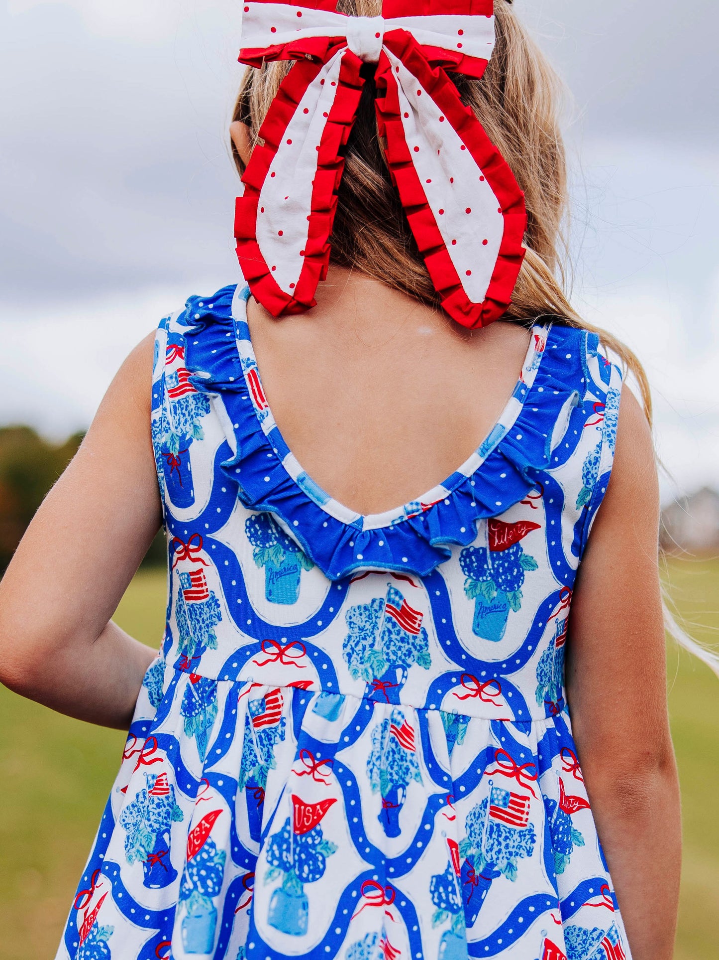Prim Dress - Star Spangled Banner