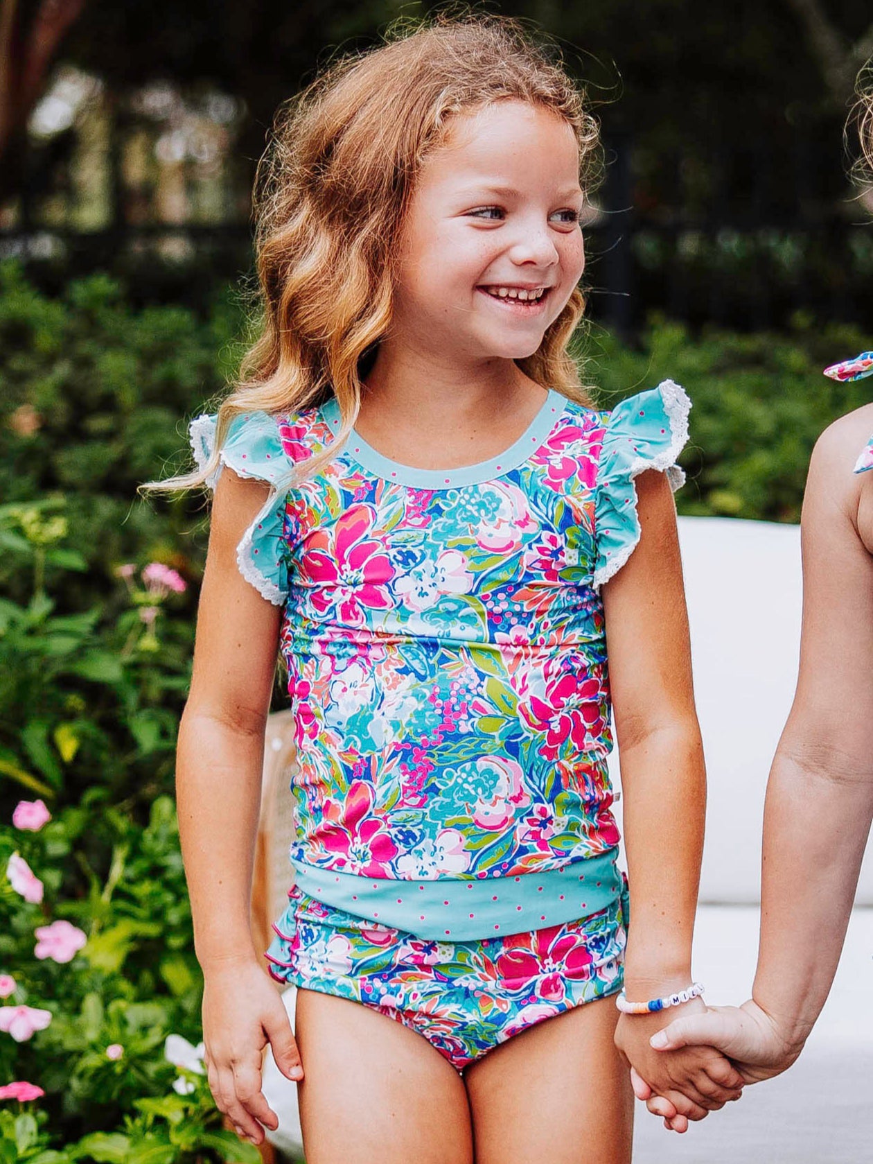 Miki Rash Guard - Hawaiian Blooms