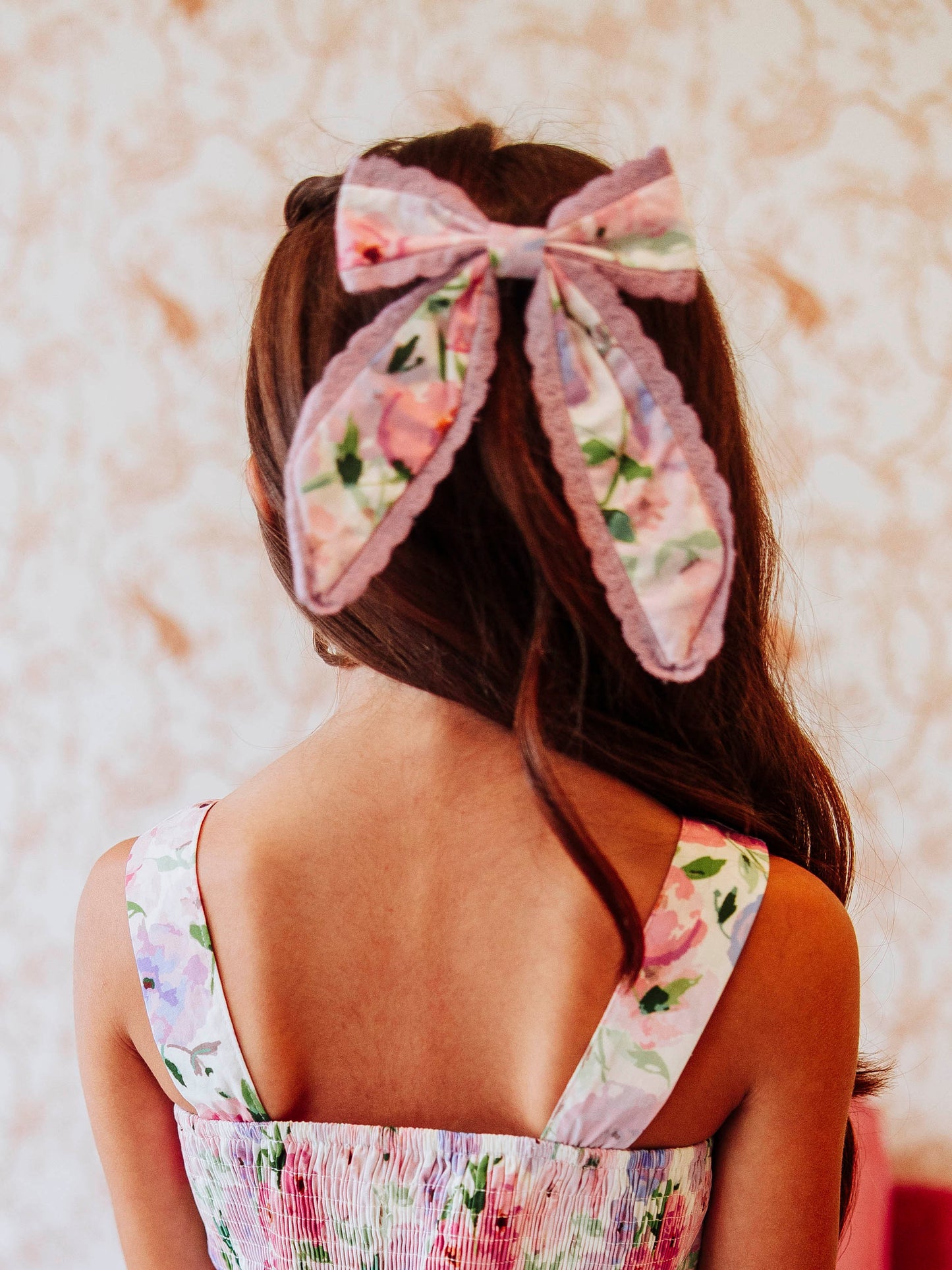 Small Long Tail Bow - Soft Bliss