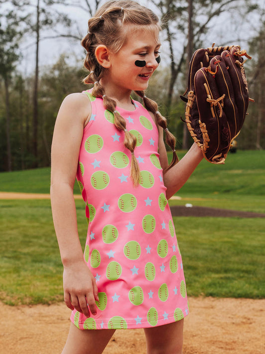 Racerback Tank Dress - Softballs