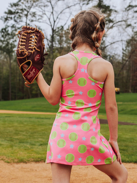 Racerback Tank Dress - Softballs