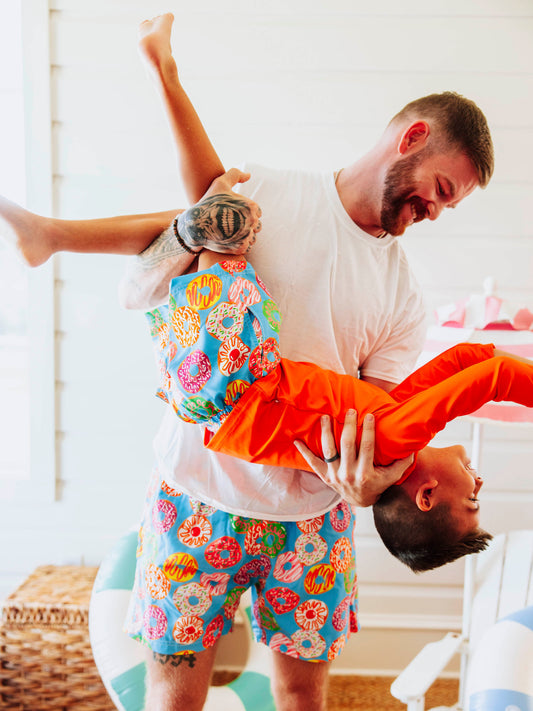 Men's Swim Trunks - Donuts