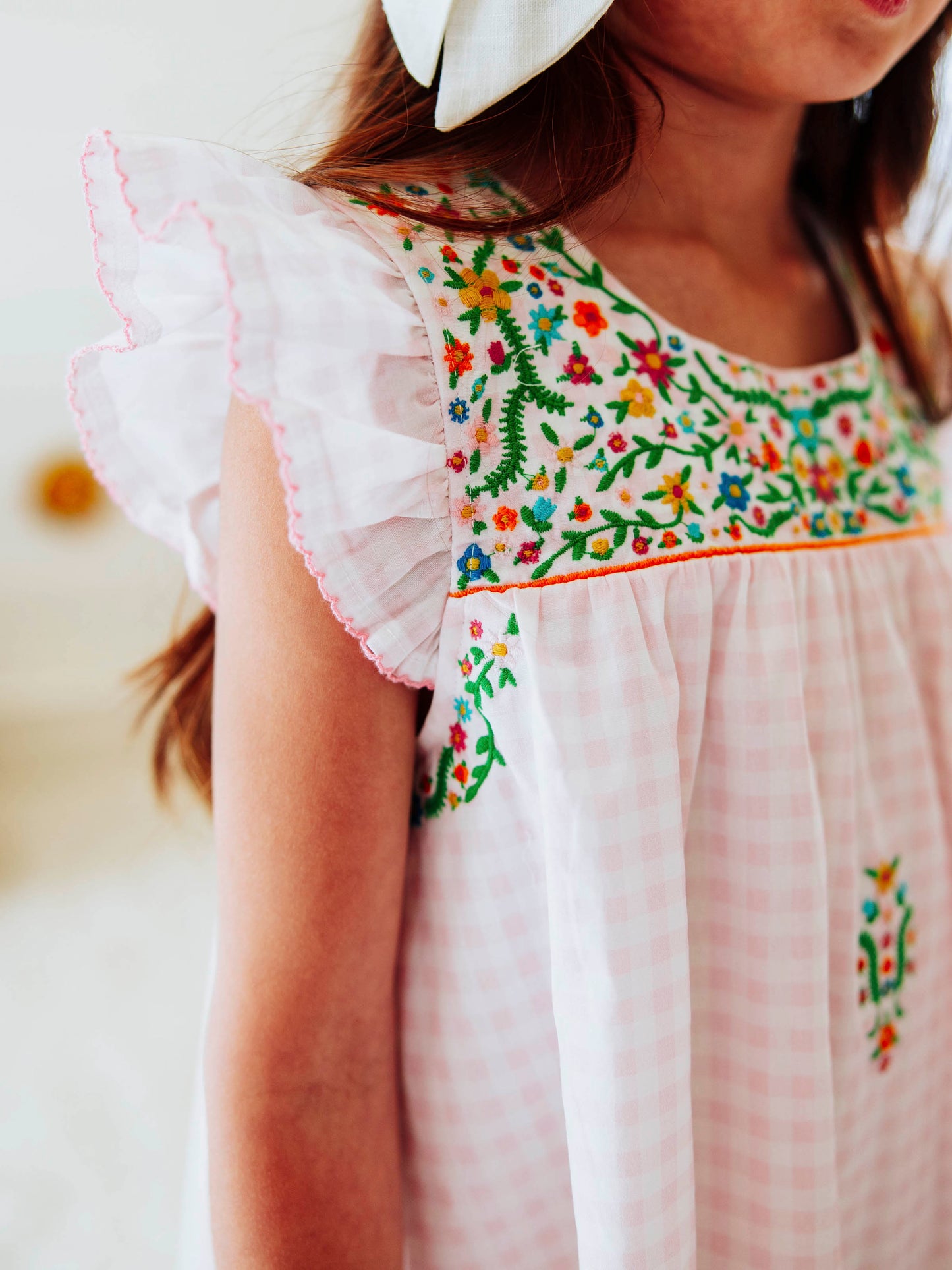 Flutter Dress - Floral Fiesta
