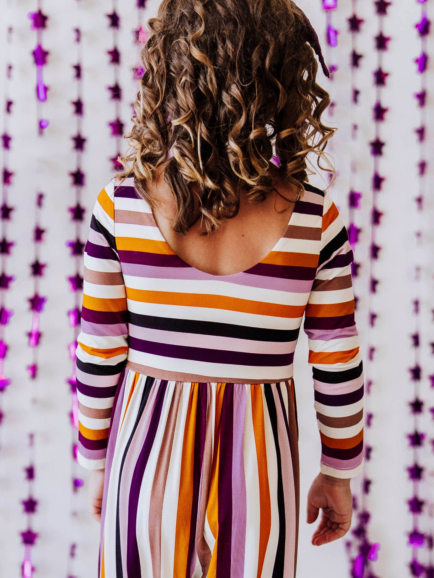 Leggy Romper - Fall Stripe