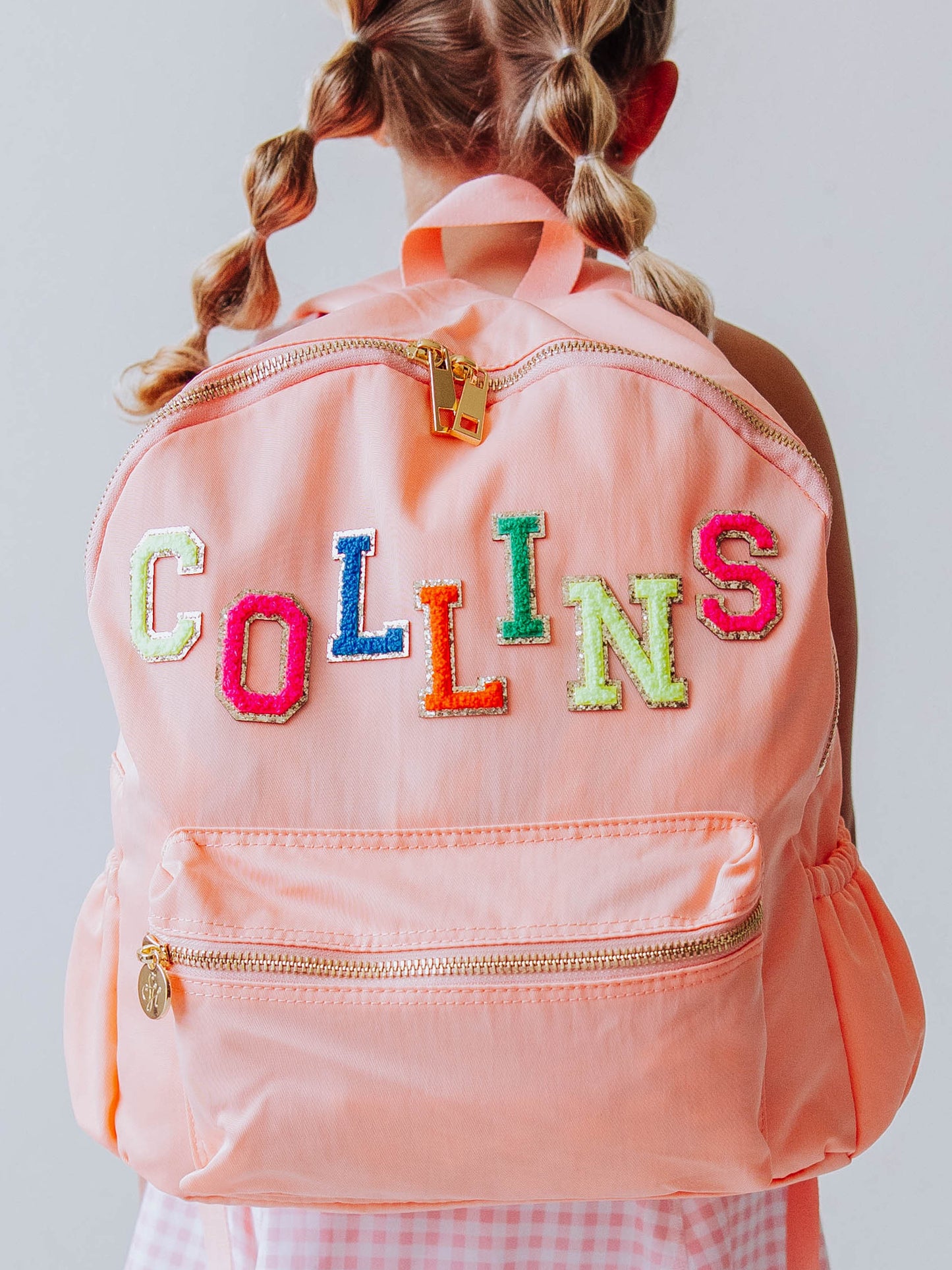 Small Letter Patch - Vibrant Pink