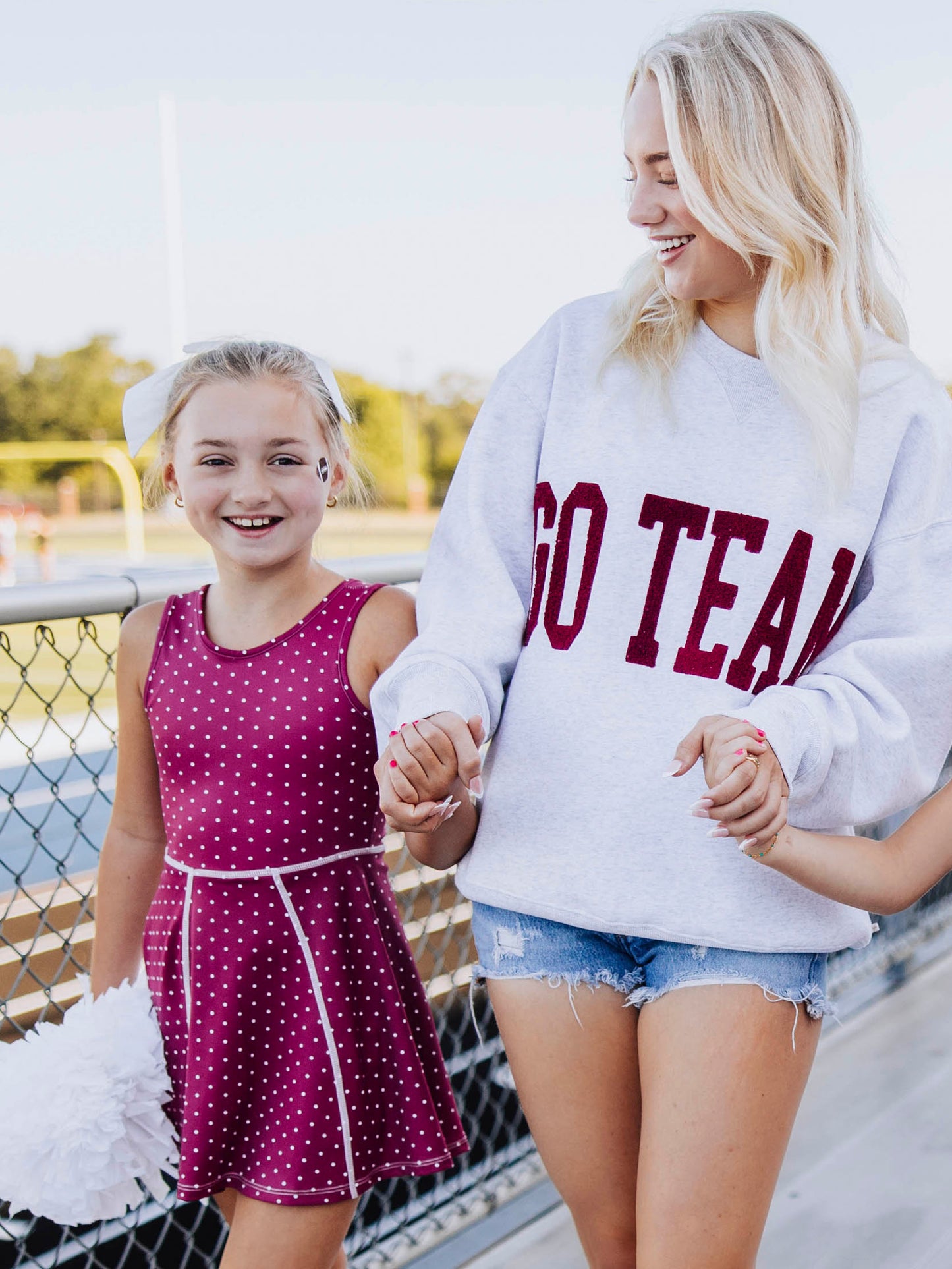 Tennis Dress - Maroon Dot