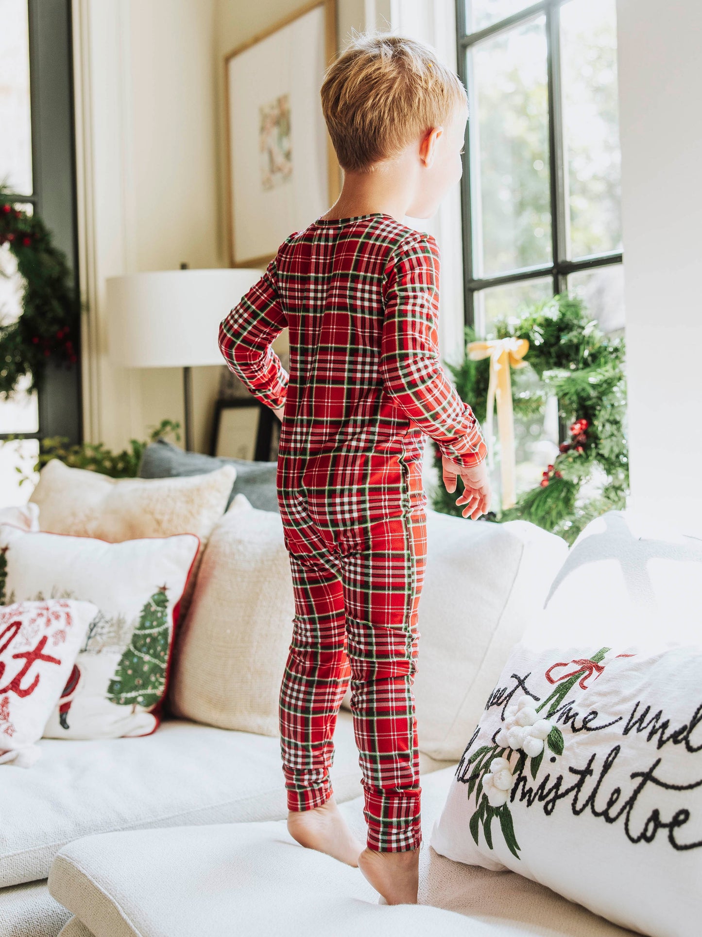 Cloud Layette - Merry Plaid