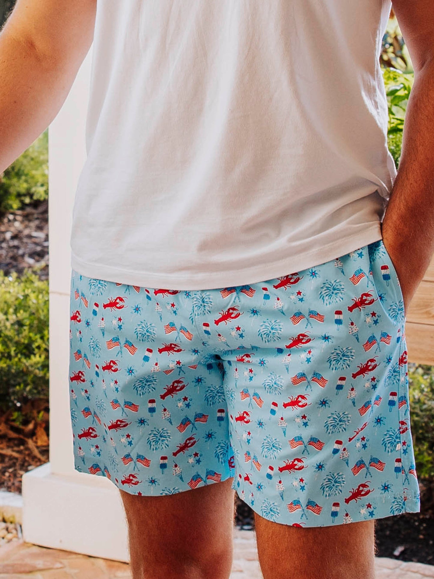Men's Swim Trunks - Let Freedom Ring