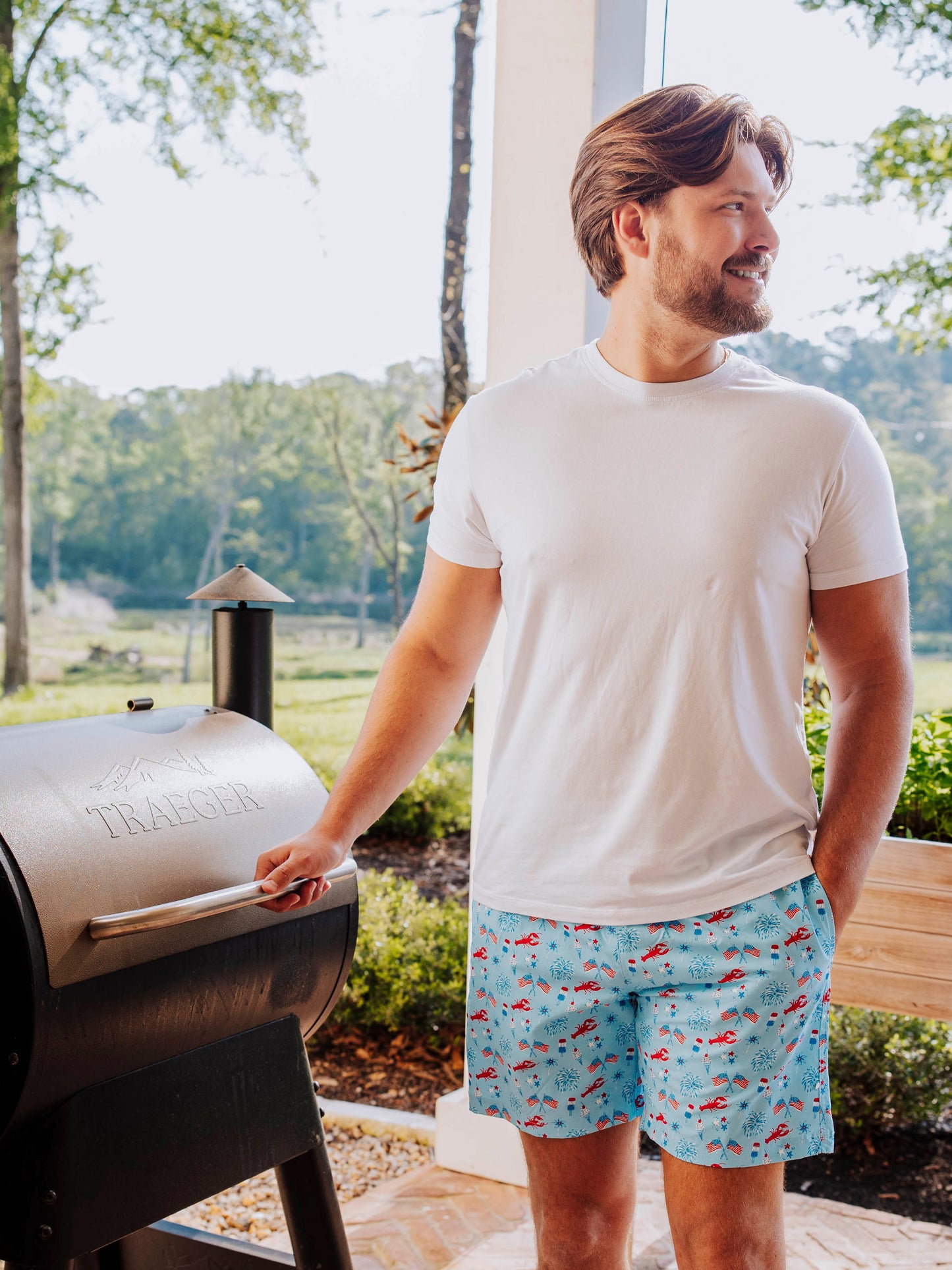 Men's Swim Trunks - Let Freedom Ring