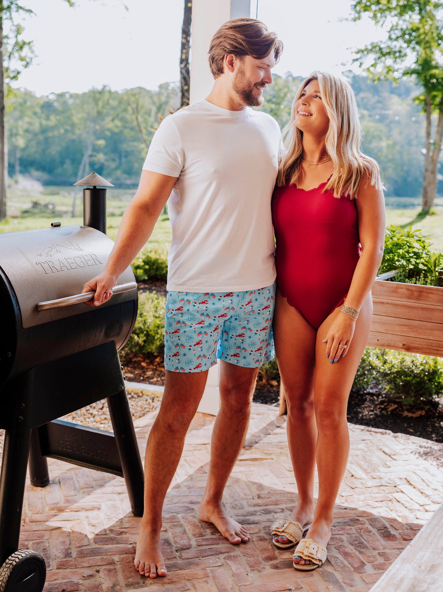 Men's Swim Trunks - Let Freedom Ring