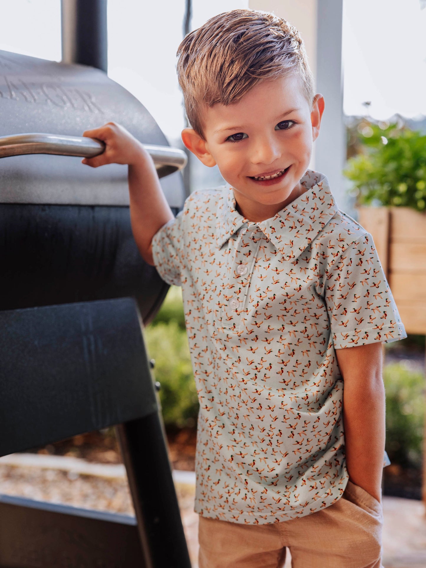 Polo Shirt - Fly Away Blue