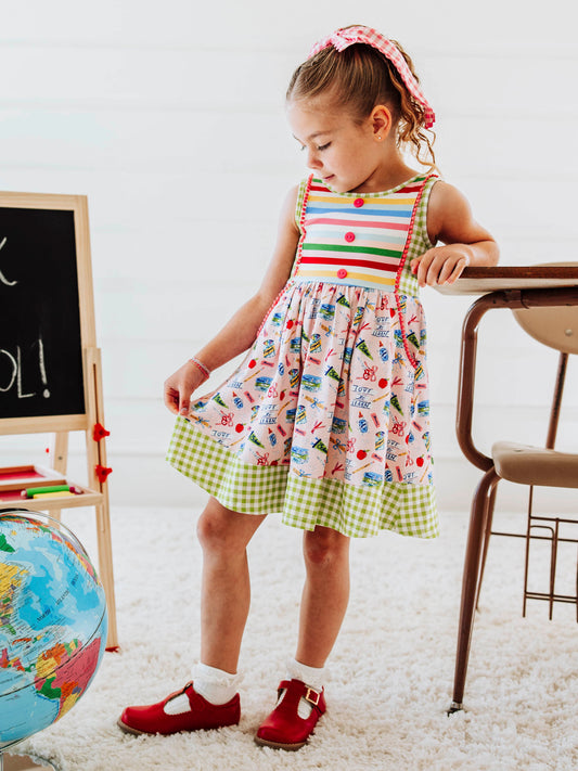 Kate Dress - Love to Learn Pink