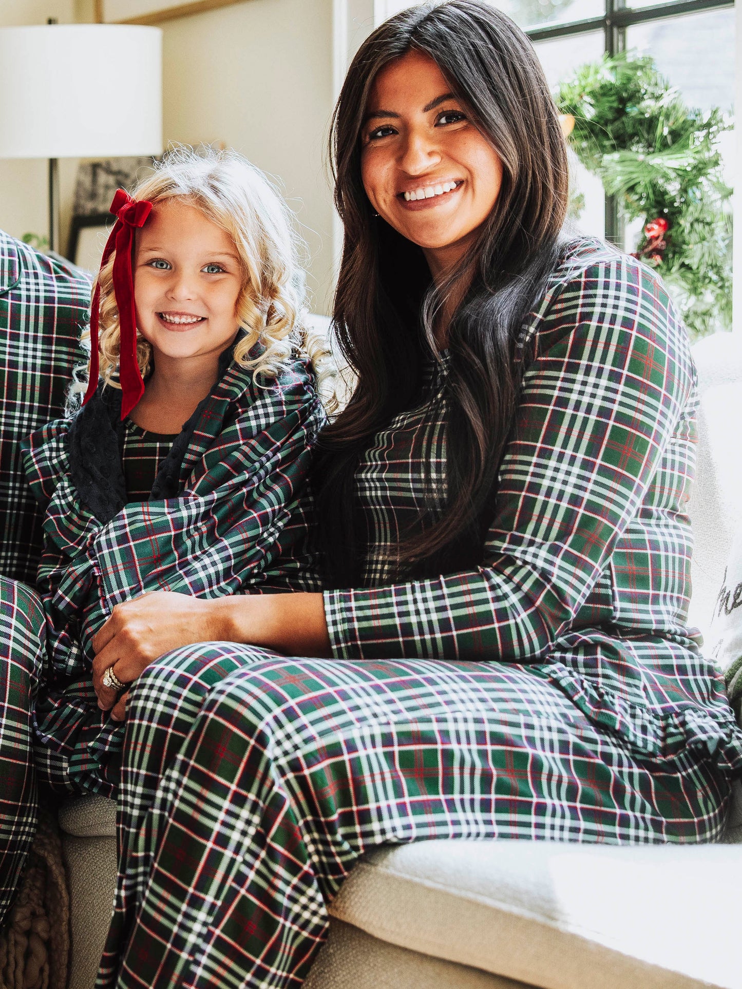 Women's Ruffled Pant Set - Christmas Traditions