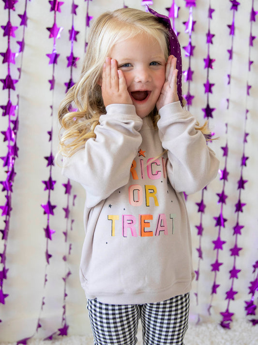 Warm Knit Sweatshirt - Trick or Treat