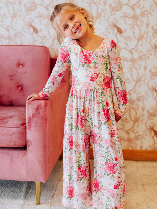 Leggy Romper - Flower Girl