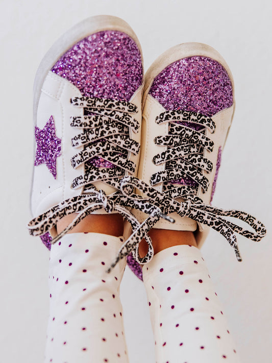 SweetHoney Sneakers - Sweet Purple Sparkles