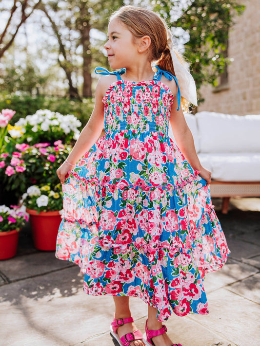Beach Dress - Joyful Poppies