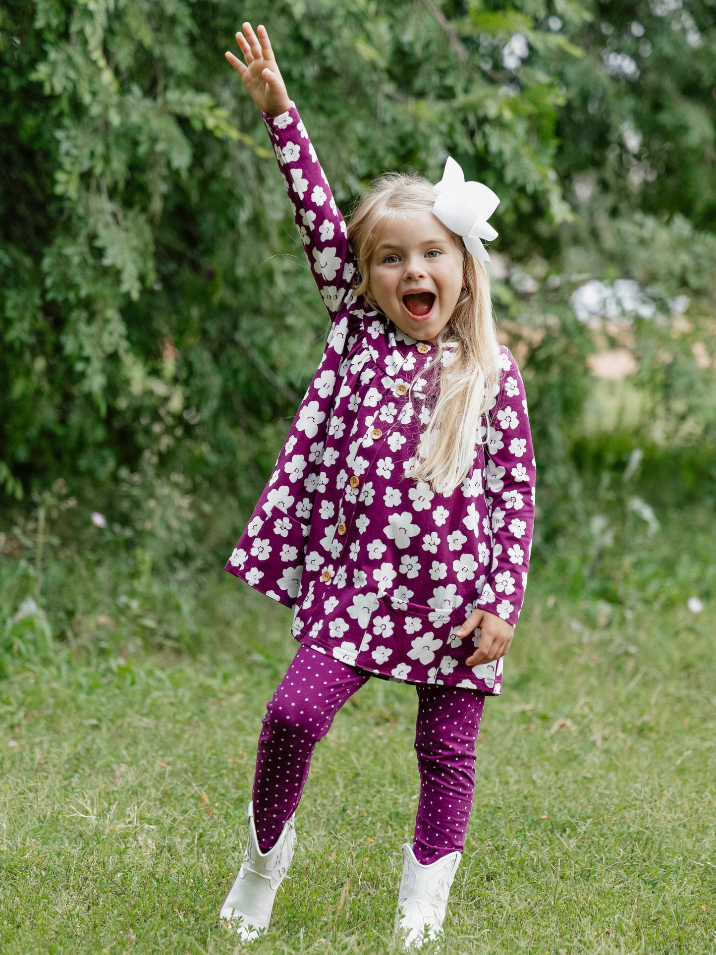 Out to Play Set - Sugar Plum Floral