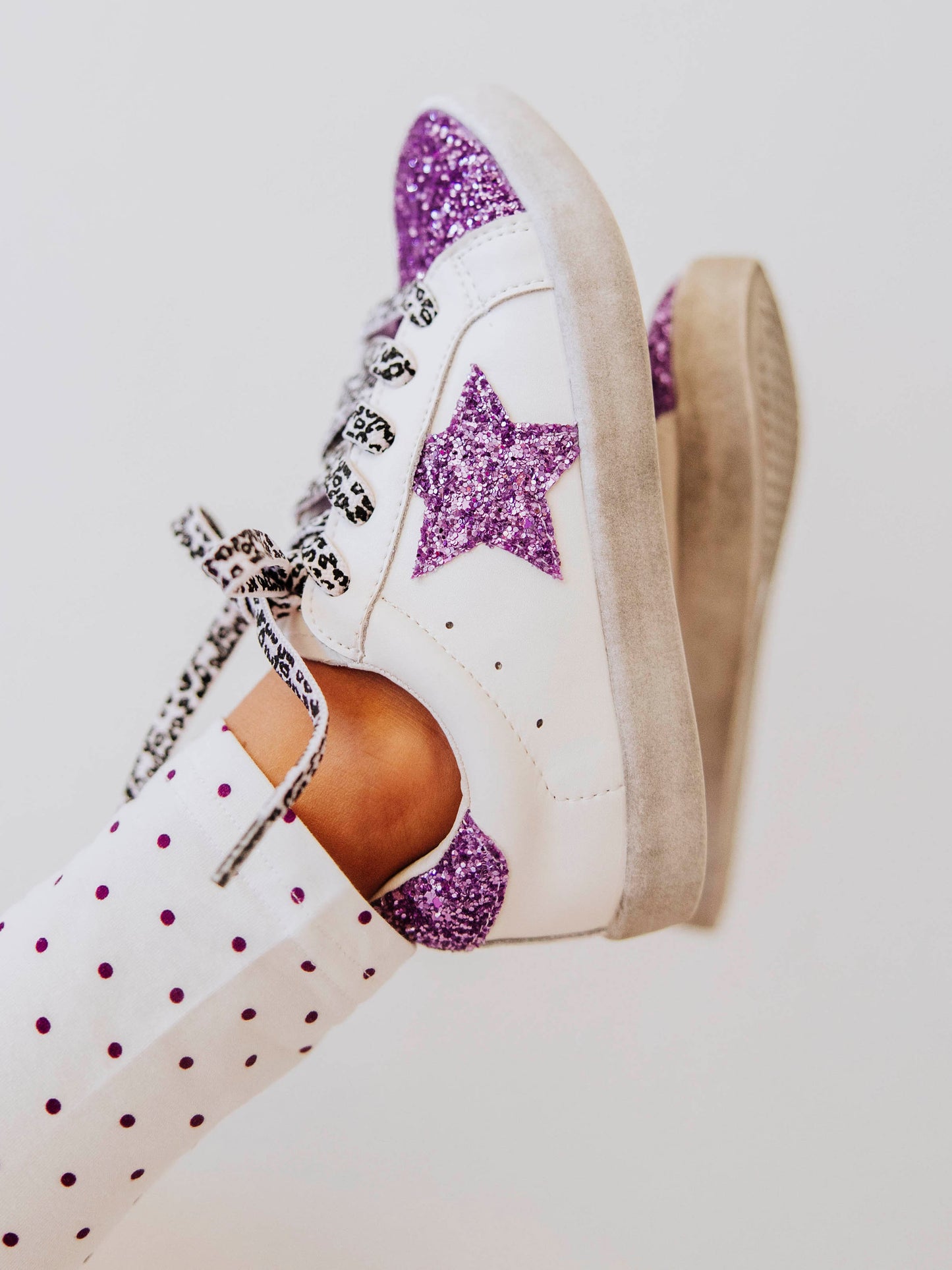 SweetHoney Sneakers - Sweet Purple Sparkles