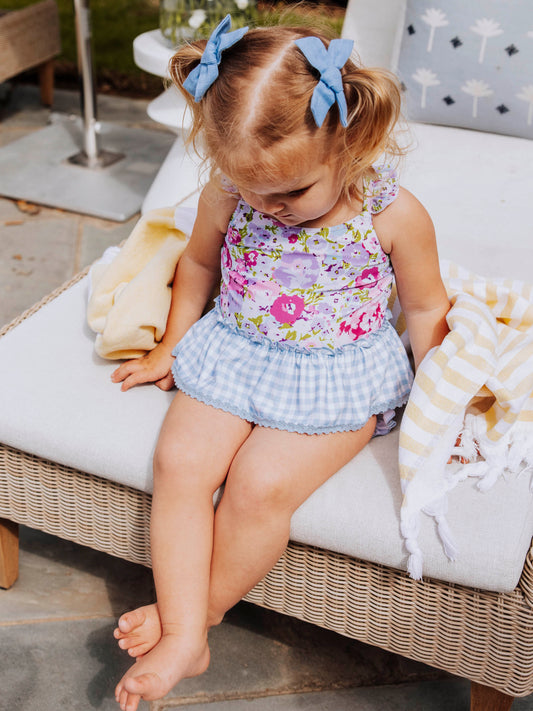 Maddi Tankini - Violet Carnations