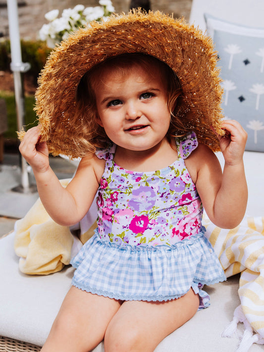 Maddi Tankini - Violet Carnations