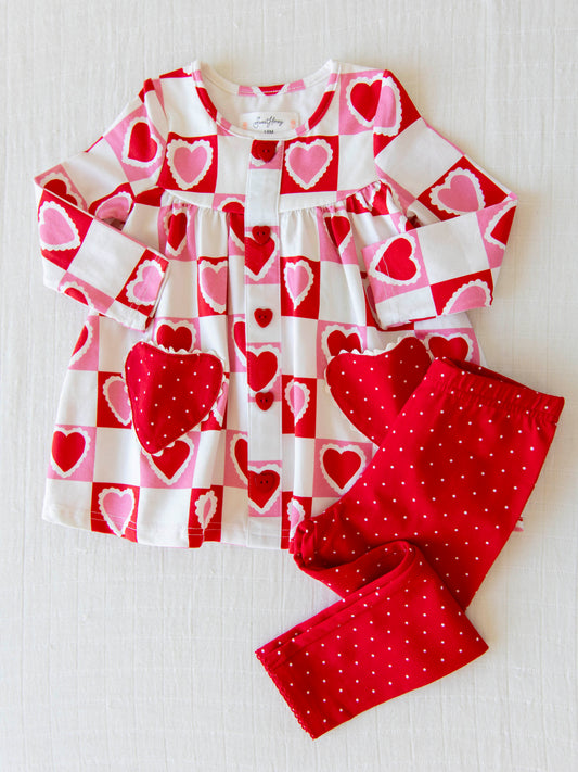 Out to Play Set - Block Hearts