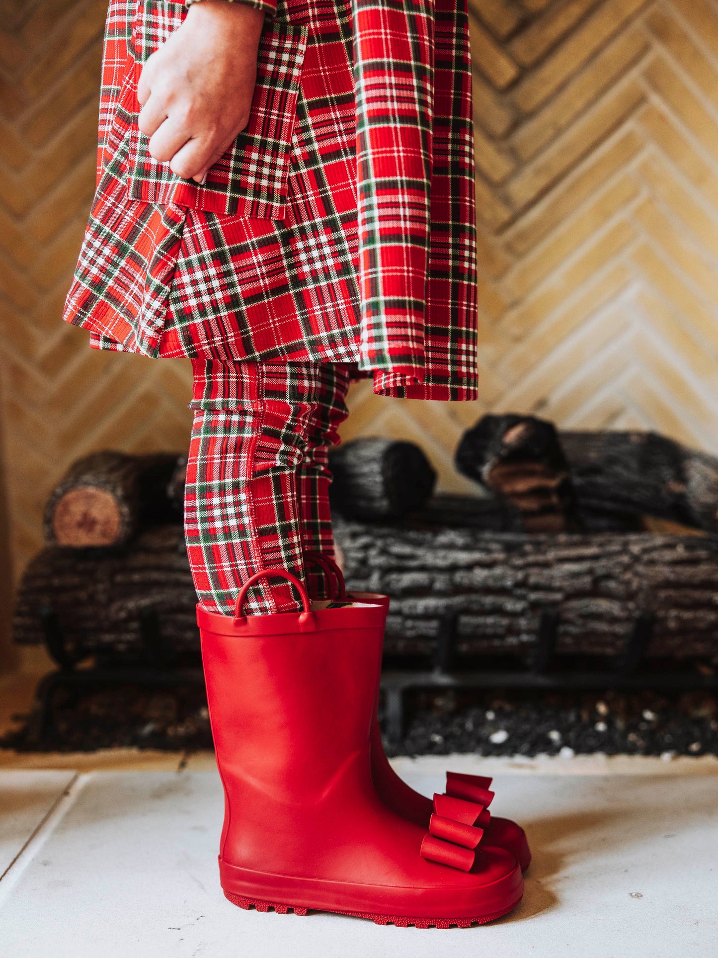Cheery Rain Boots - Oh So Red