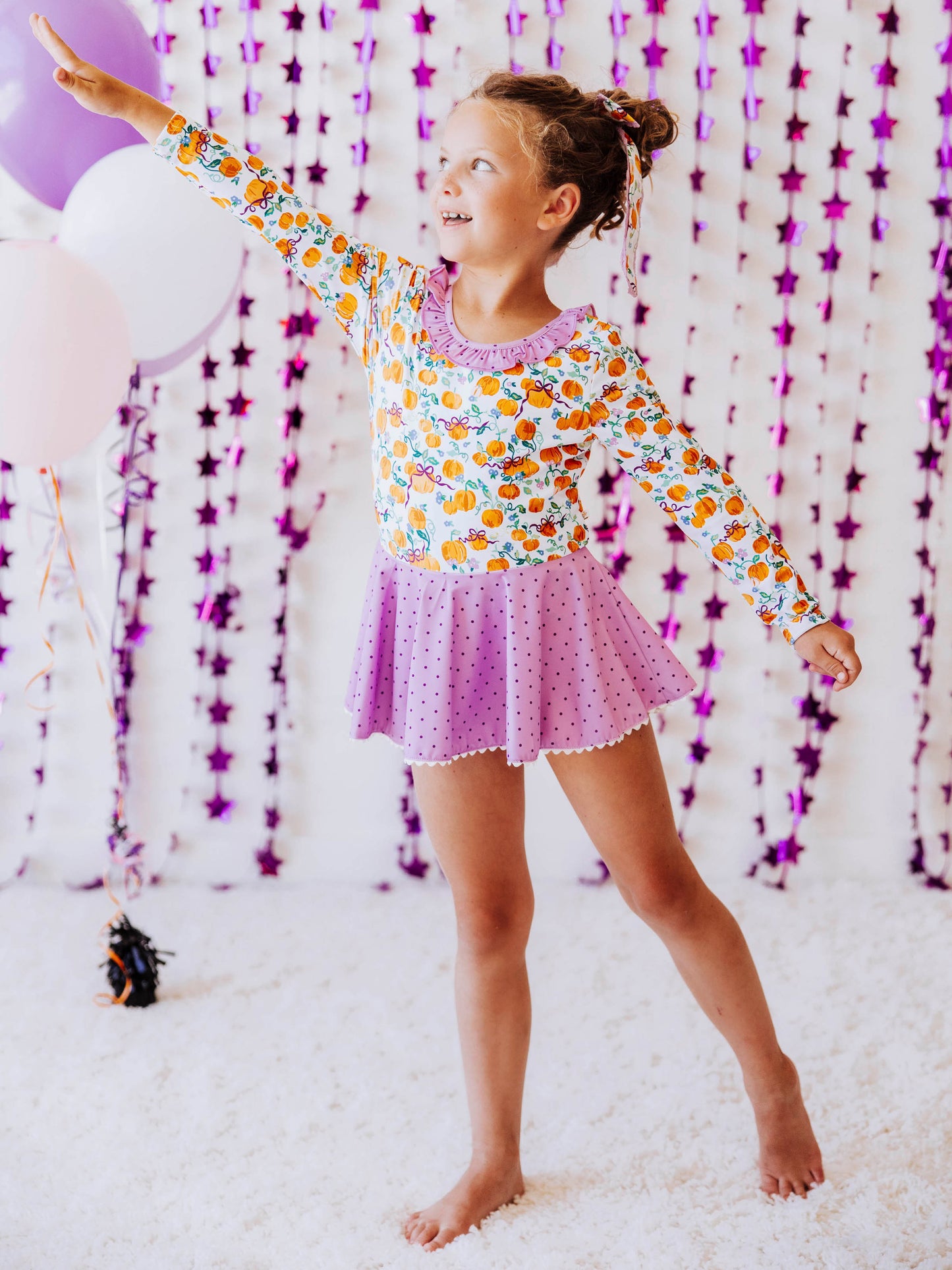 Skirted Leotard - Little Pumpkin Princess
