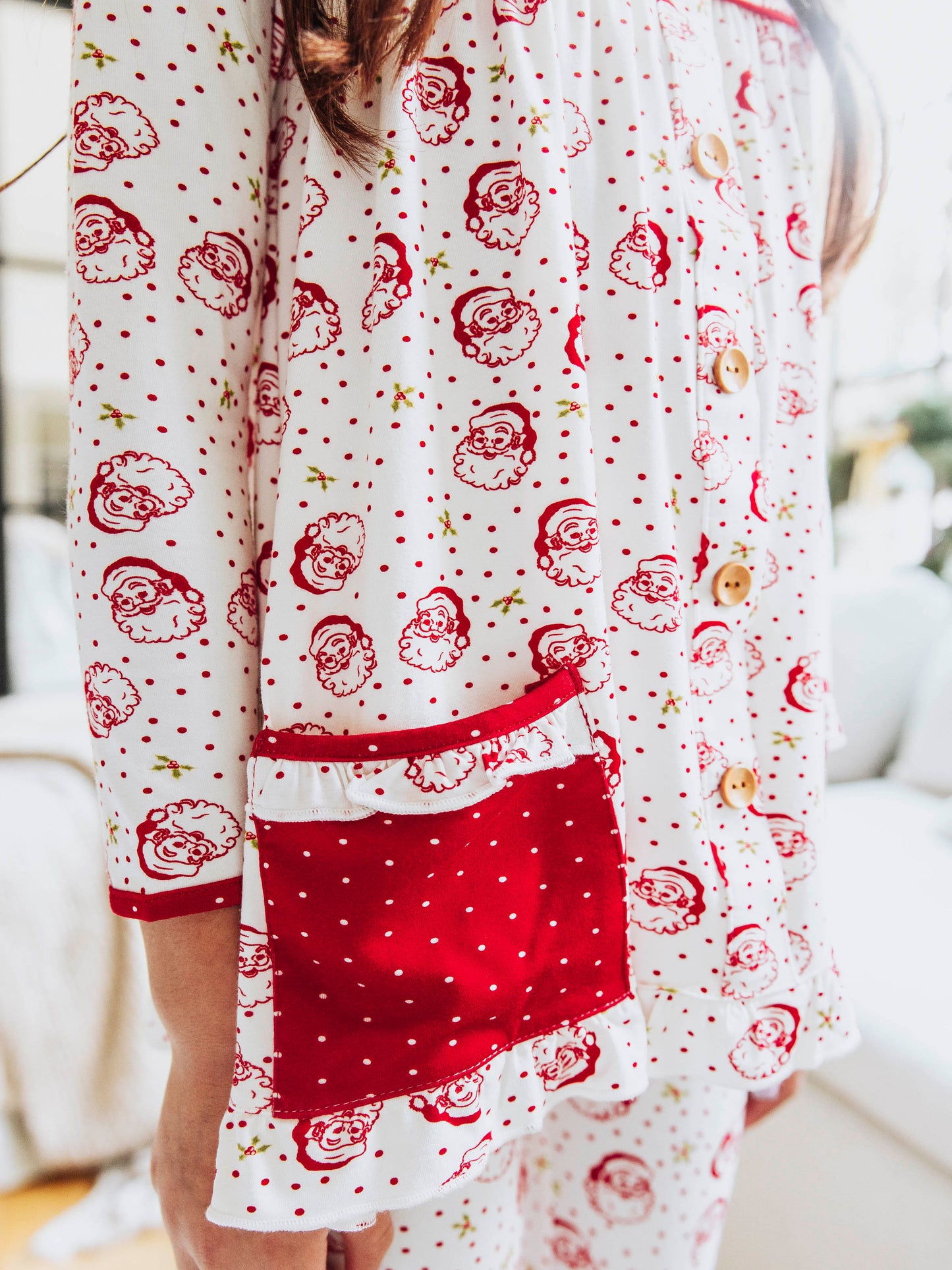 Girly Button Set - St. Nick