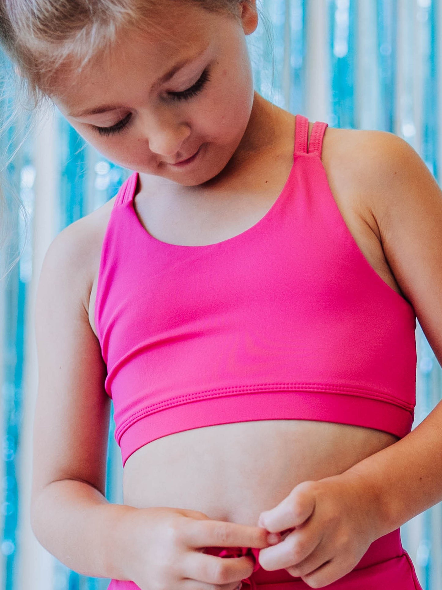 Empower Crop - Fuchsia